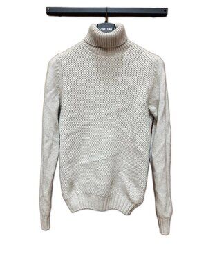 Suitsupply Wool Cashmere Textured Turtleneck Sweater